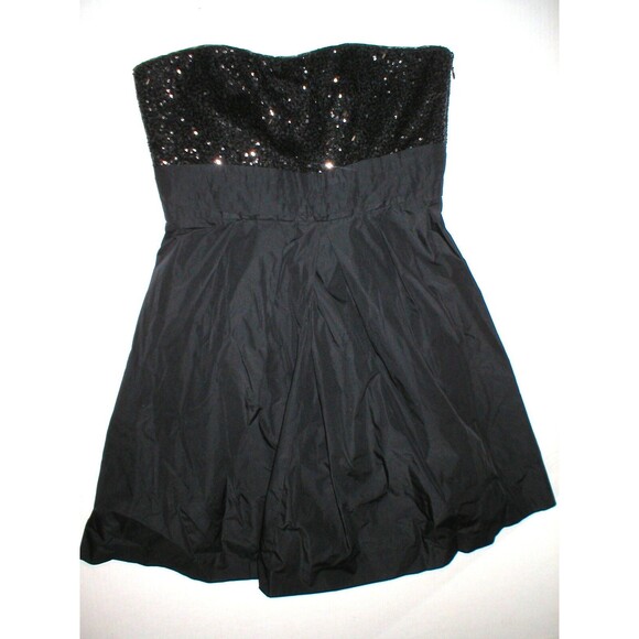 New Womens NWT Dress 14 Ralph Lauren Sequin Black Designer Strapless Strap Party - Picture 6 of 11